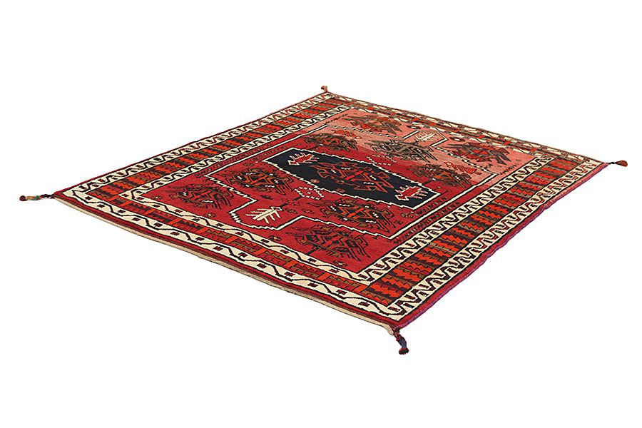 Afshar - Sirjan Персийски връзван килим 205x171 - Снимка 2