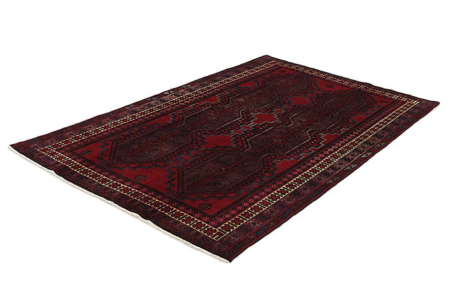 Afshar - Sirjan Персийски връзван килим 240x145 - Снимка 2