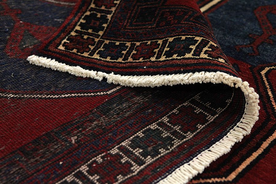 Afshar - Sirjan Персийски връзван килим 217x140 - Снимка 4