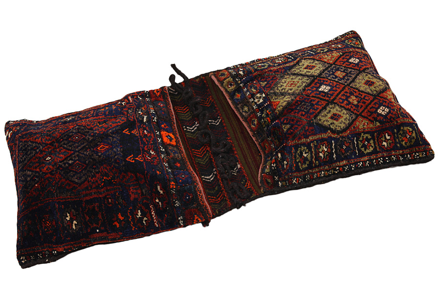 Jaf - Saddle Bags Персийски връзван килим 133x62 - Снимка 3