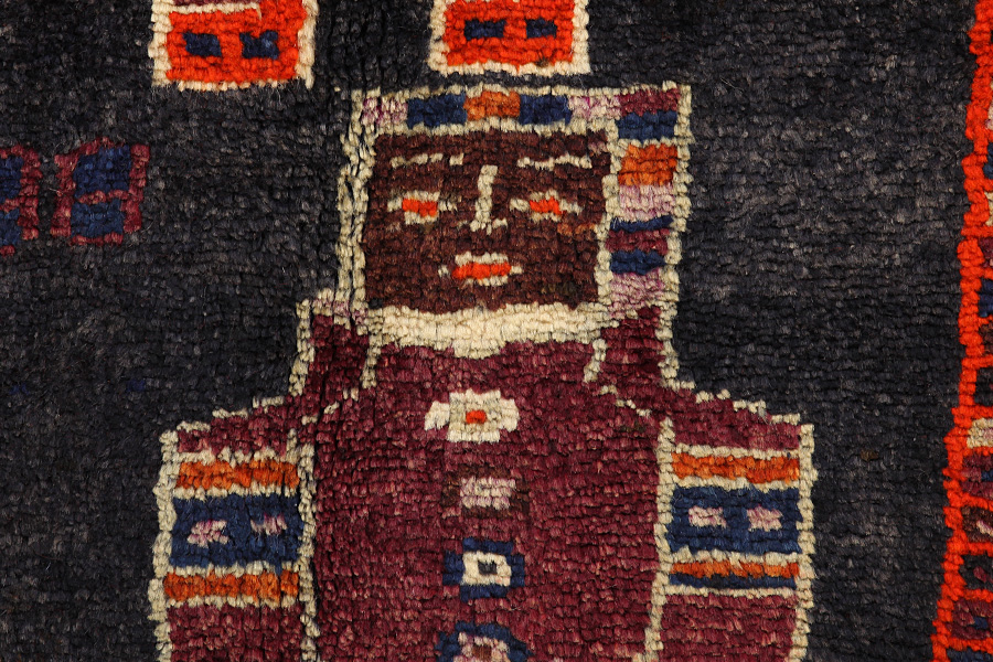 Bakhtiari - Qashqai Персийски връзван килим 441x148 - Снимка 6