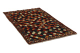 Gabbeh - Bakhtiari Персийски връзван килим 197x110 - Снимка 1
