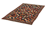 Gabbeh - Bakhtiari Персийски връзван килим 197x110 - Снимка 2
